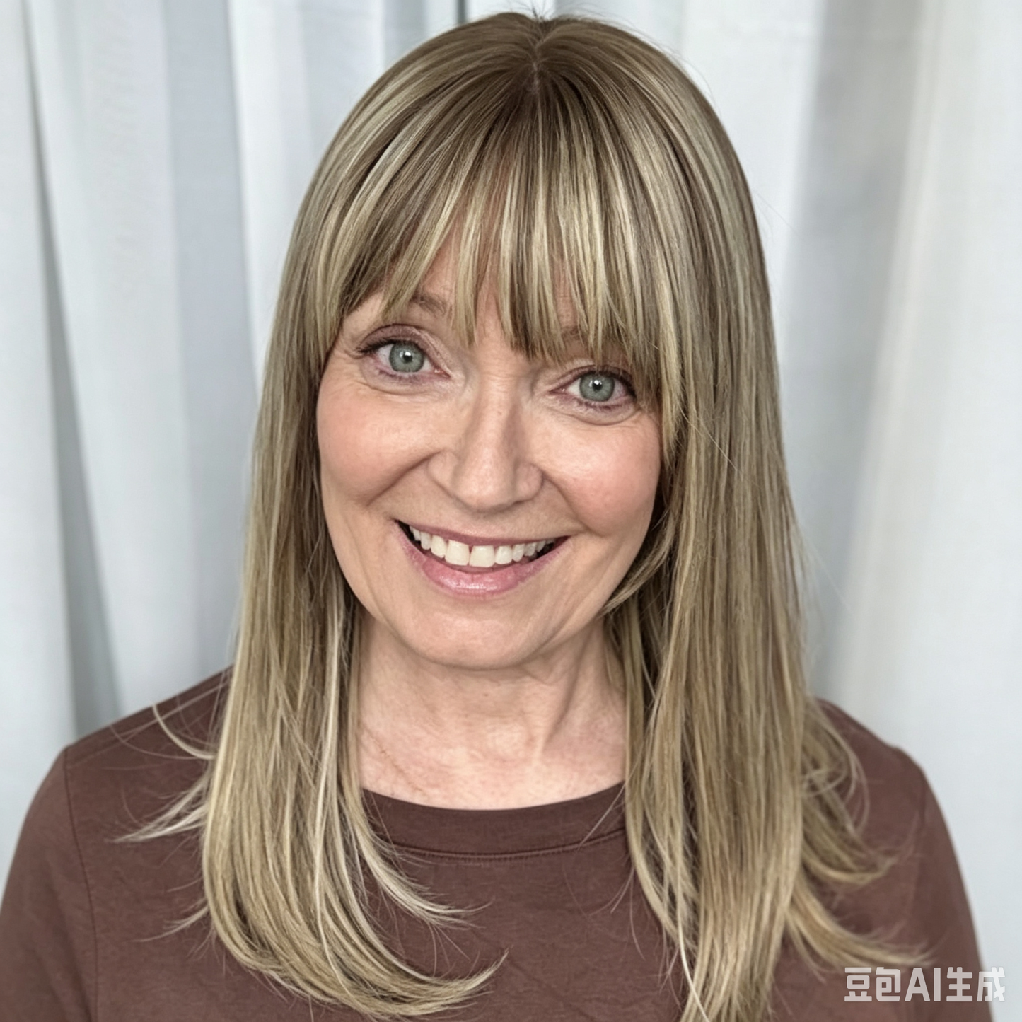 Human Hair Topper with Bangs | Hair Piece for Thinning Hair